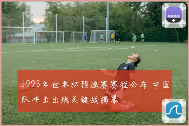 1993年世界杯预选赛赛程公布 中国队冲击出线关键战揭幕